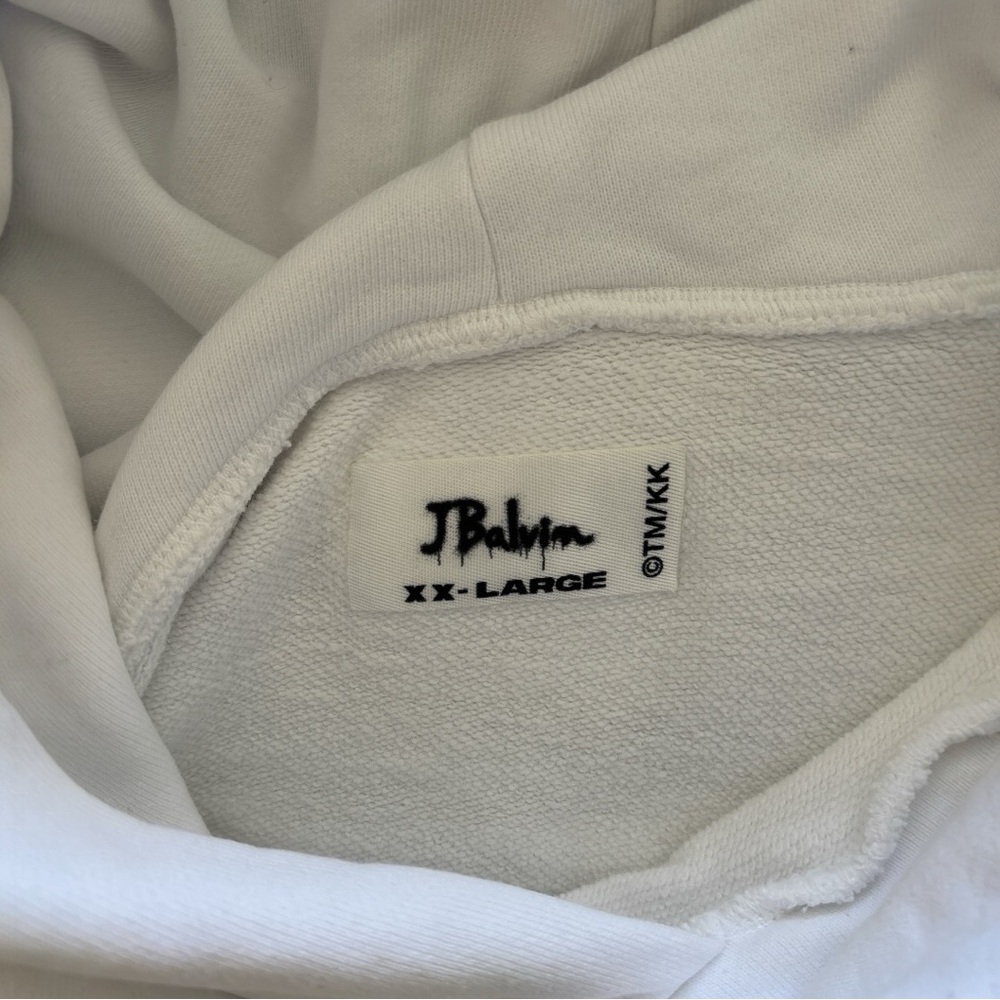 J Balvin x Takashi Murakami Rainbow Flower White Hoodie Size XXL - Picture 4 of 9